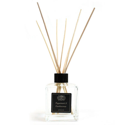 Peppermint & Frankincense Essential Oil Reed Diffuser – 200ml | Cool, Clean & Meditative
