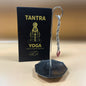 Himalayan Rope Incense + Silver-Plated Holder Set – Tantra Yoga | 10 Hand-Rolled Ropes with Wild Herbs from Nepal
