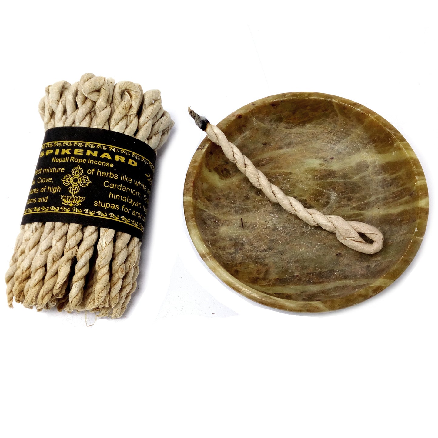 Nepali Pure Herbs Rope Incense – Spikenard | Hand-Rolled Himalayan Incense Ropes for Meditation & Ritual