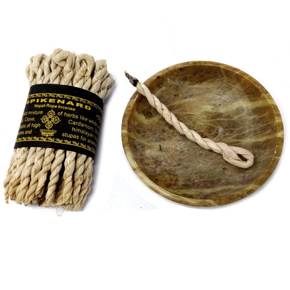 Nepali Pure Herbs Rope Incense – Spikenard | Hand-Rolled Himalayan Incense Ropes for Meditation & Ritual