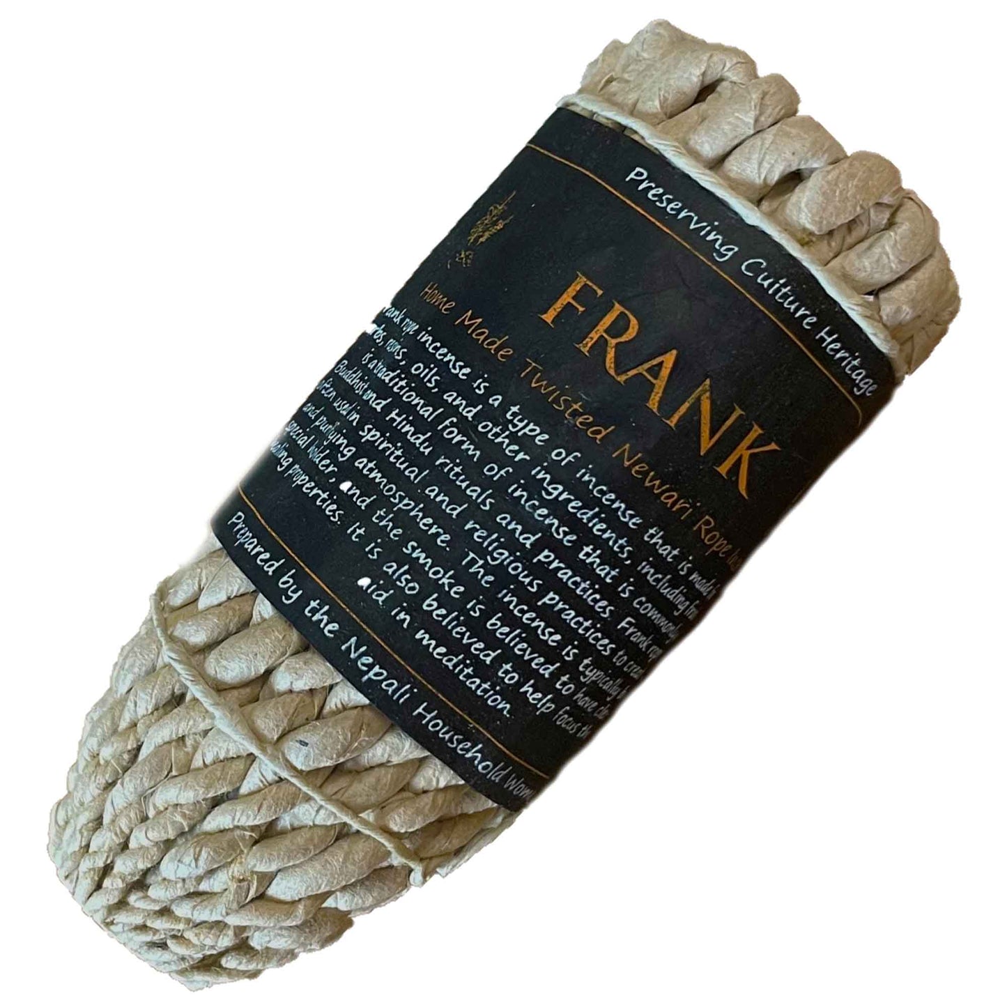 Nepali Pure Herbs Rope Incense – Frankincense | Hand-Rolled Himalayan Incense Ropes for Meditation & Ritual
