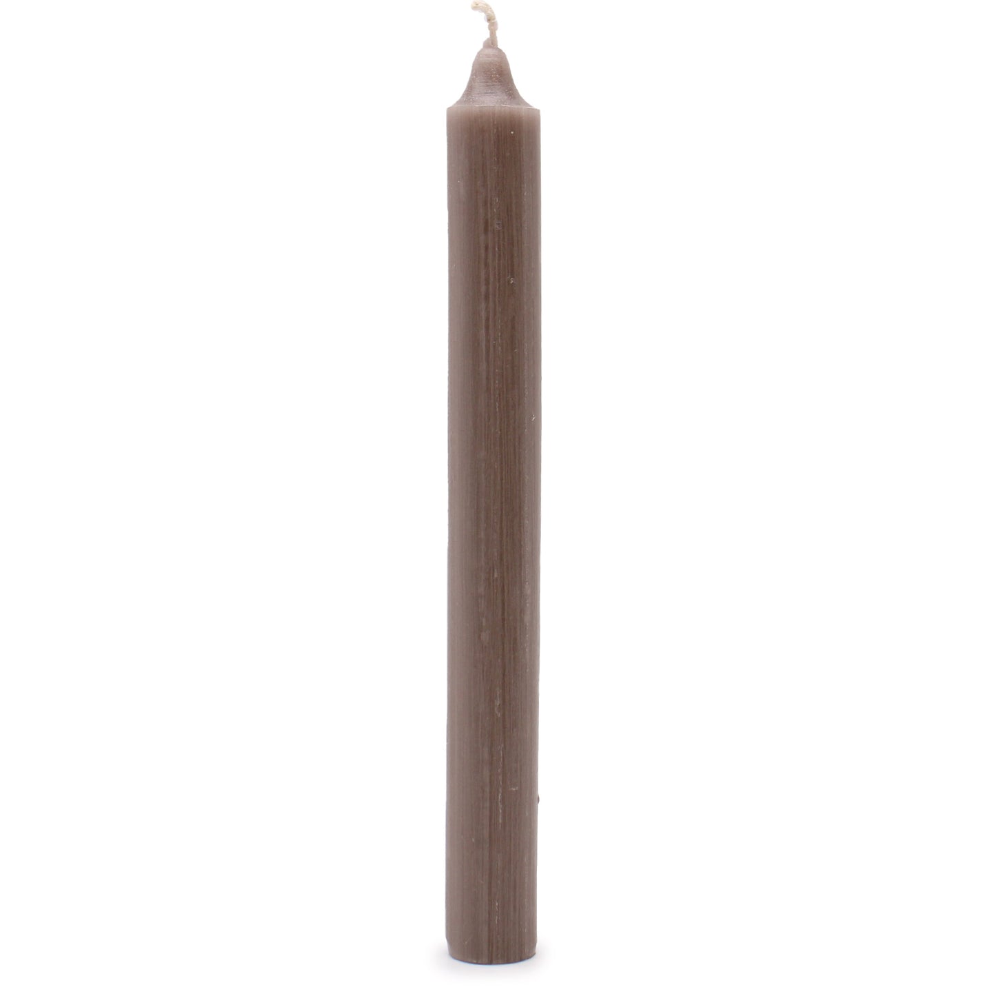 Taupe Rustic Dinner Candles – Pack of 5 | 8 Hour Burn Time