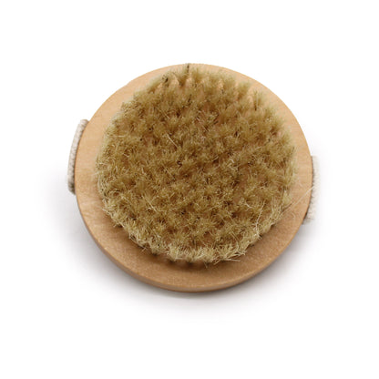 Body Brush with Hand Grip – Hemu Wood | Palm-Fit Exfoliator