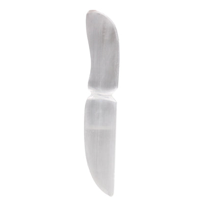 Selenite Ceremonial Knife – Classic | Ritual Display Piece
