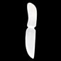 Selenite Ceremonial Knife – Classic | Ritual Display Piece