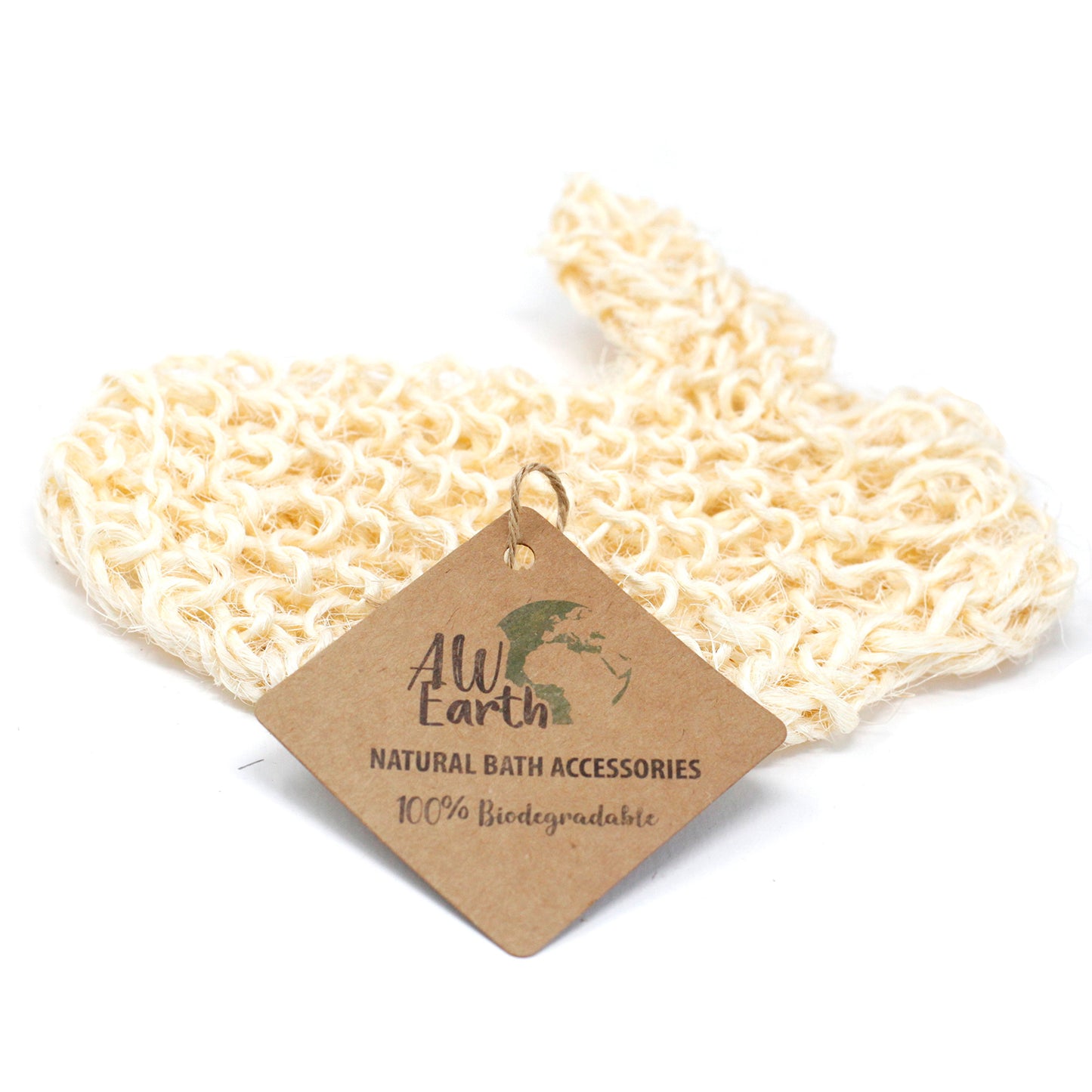 Natural Exfoliating Mitt – Sisal & Cotton | Eco-Friendly Body Scrub