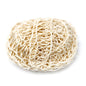 Natural Sisal & Cotton Body Scrub – Round Cushion | Soft Exfoliating Tool with Hand Strap