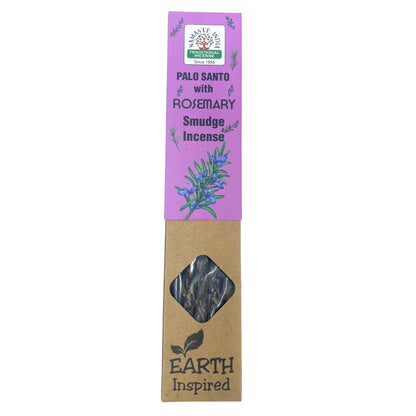 Earth-Inspired Palo Santo Smudge Incense Sticks – Rosemary (22cm) | Natural Botanical Incense for Grounding & Cleansing