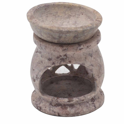 Soapstone Oil Burner – Three Moon Pentagon | For Wax Melts & Fragrance Oils