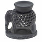 Soapstone Oil Burner – Standing Elephant | For Wax Melts & Fragrance Oils