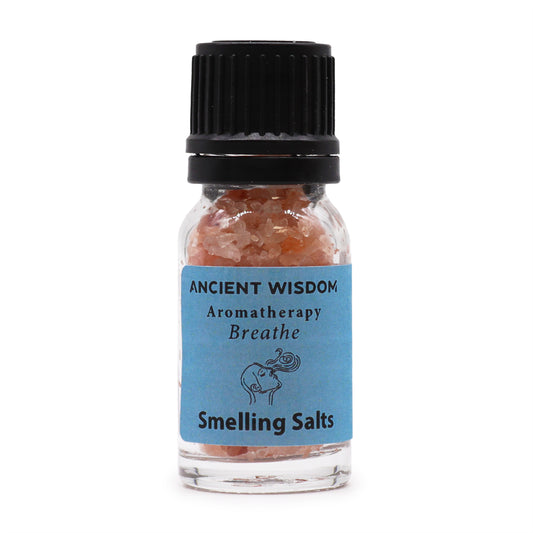 Breathe – Aromatherapy Smelling Salts | Himalayan Salt with Eucalyptus, Peppermint, Camphor, Clove & Rosemary