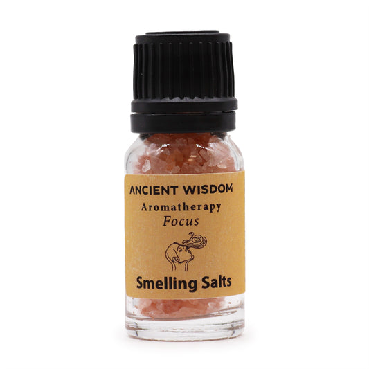 Focus – Aromatherapy Smelling Salts | Himalayan Salt with Peppermint, Rosemary, Lemongrass & Grapefruit