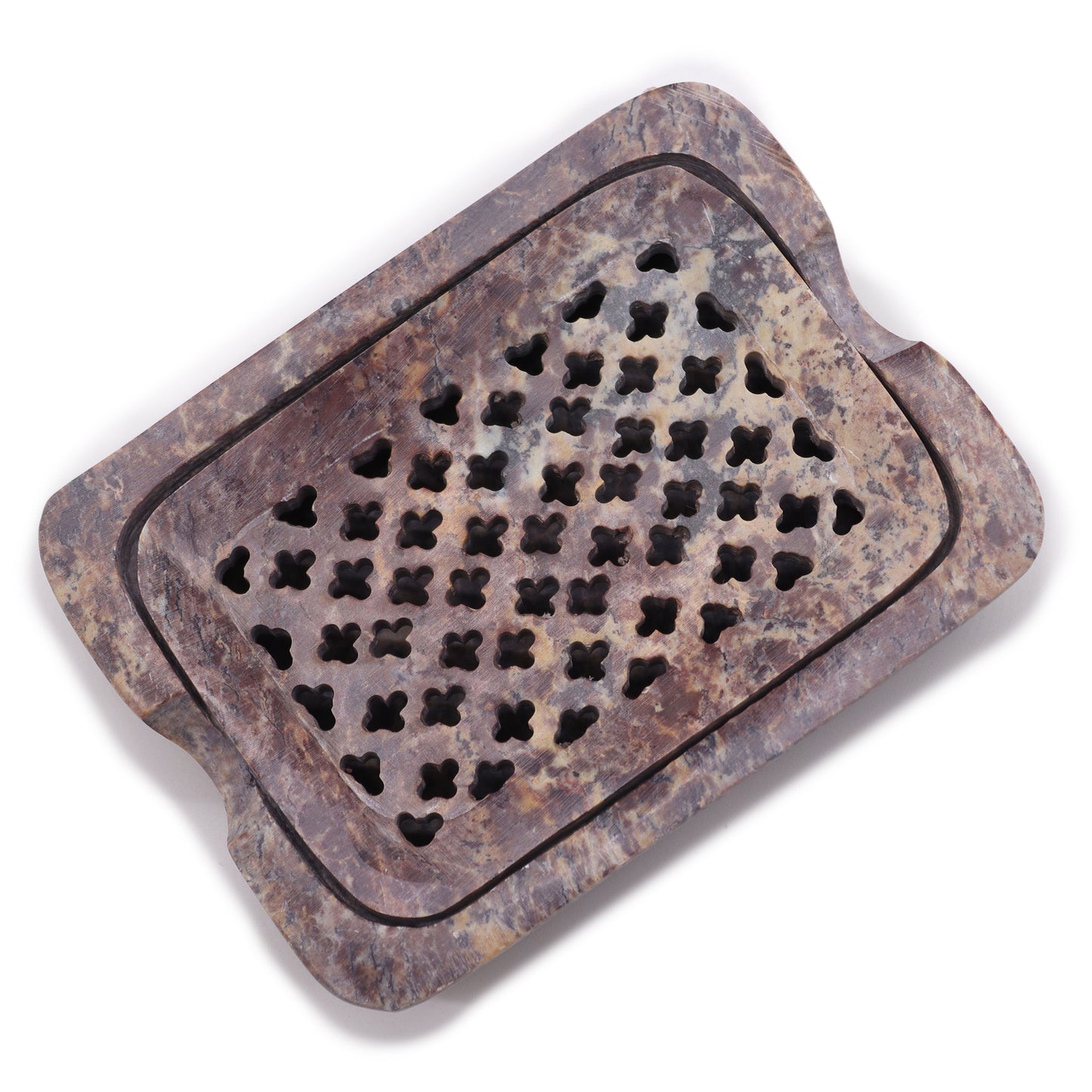 Soapstone Soap Dish & Drainer – Classic Square | Natural Stone Design