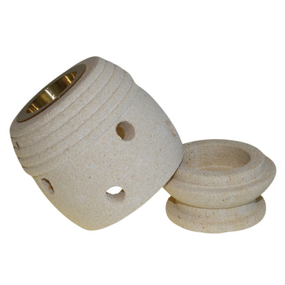 Sandstone Oil Burner – Classic Design | Pure Sandstone Finish