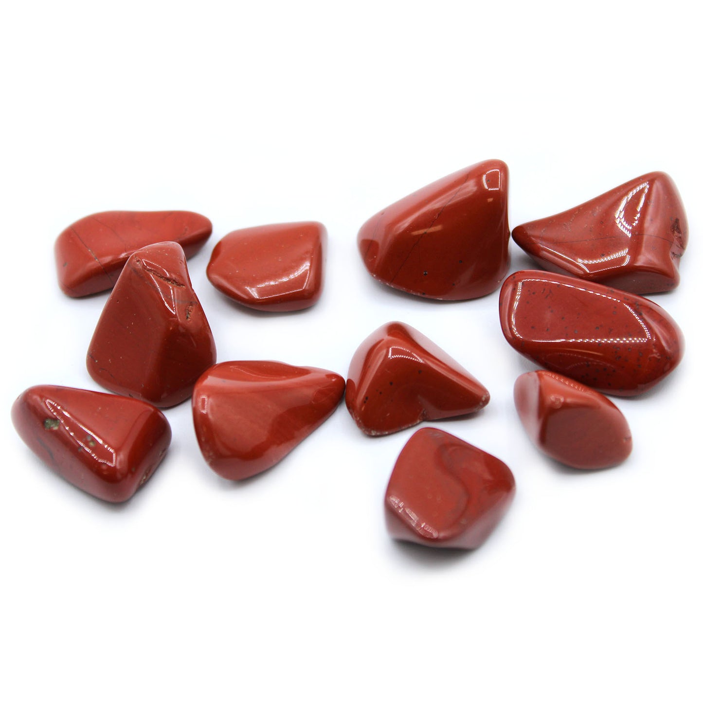 Red Jasper Tumble Stones – Large | 24-Pack