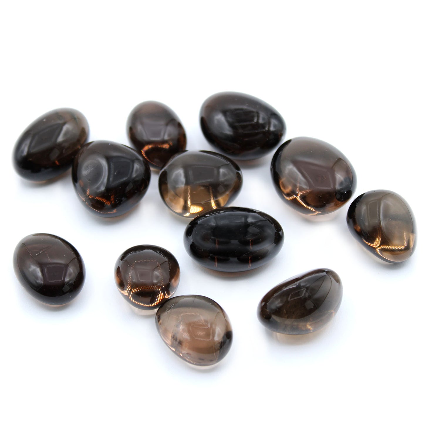 Smoky Quartz Tumble Stones – Large | 24-Pack