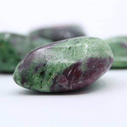 Ruby Zoisite Tumble Stones – Premium | 4-Pack
