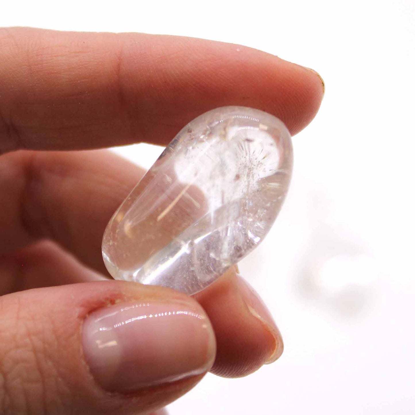 Clear Quartz Tumble Stones – Medium | 24-Pack
