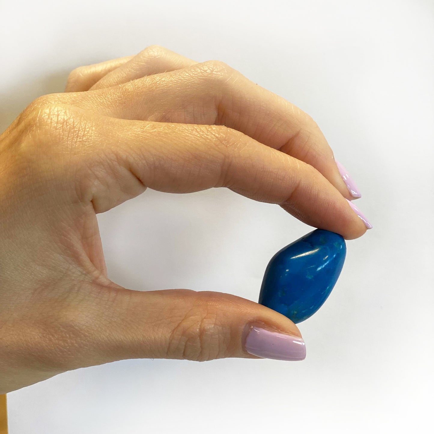 Blue Howlite Tumble Stones – Medium | 24-Pack