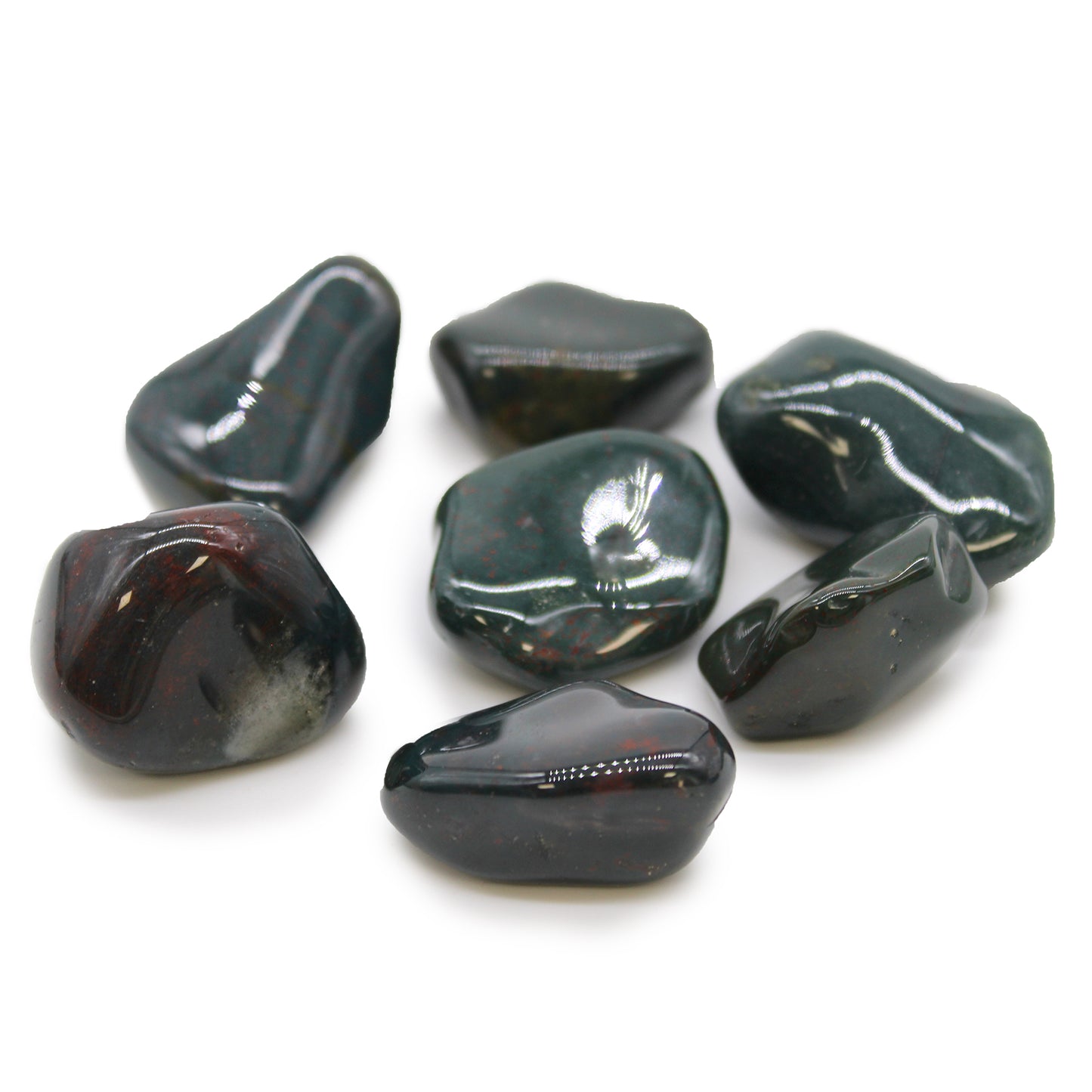 Bloodstone Tumble Stones – Extra Large | 18-Pack