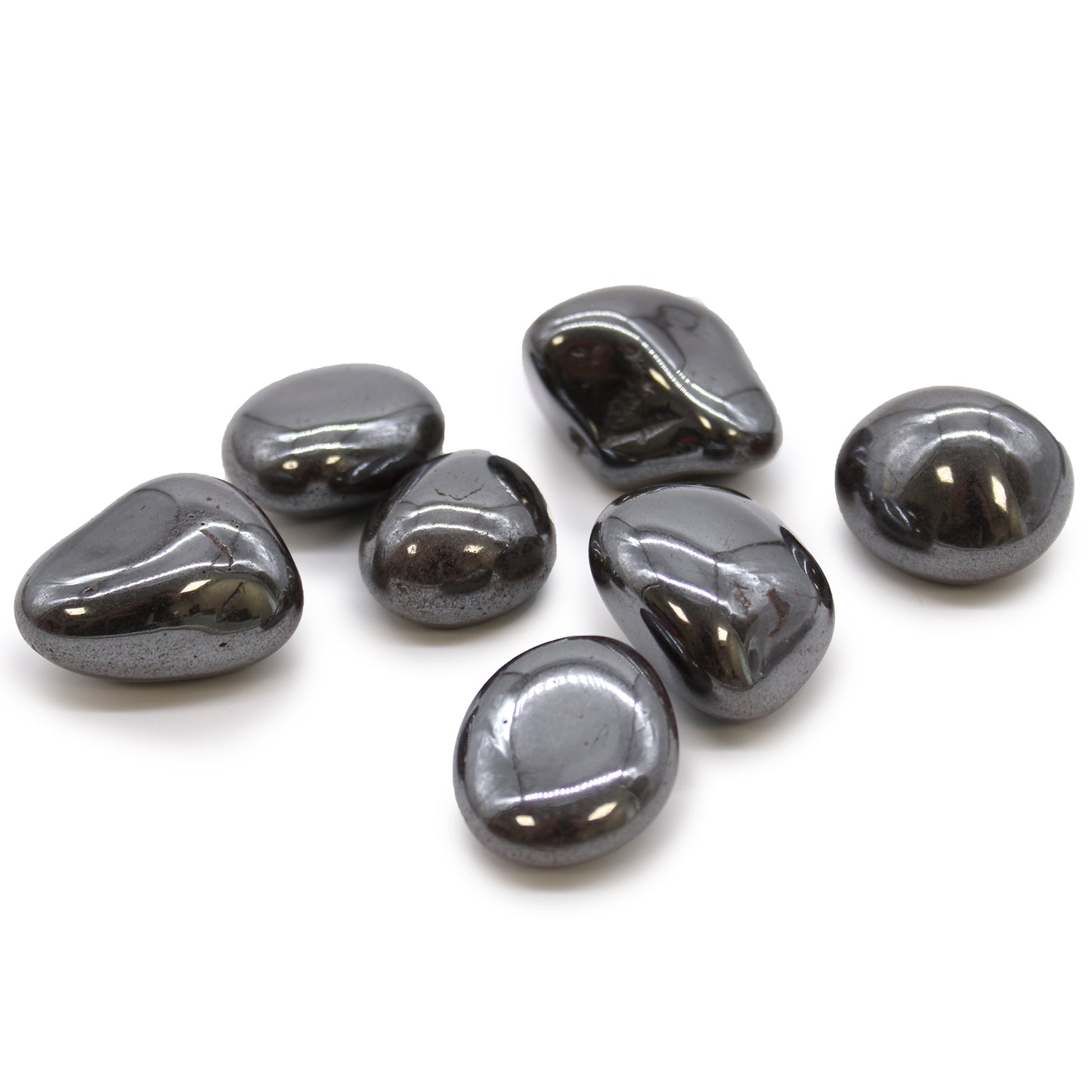 Hematite Tumble Stones – Extra Large | 18-Pack