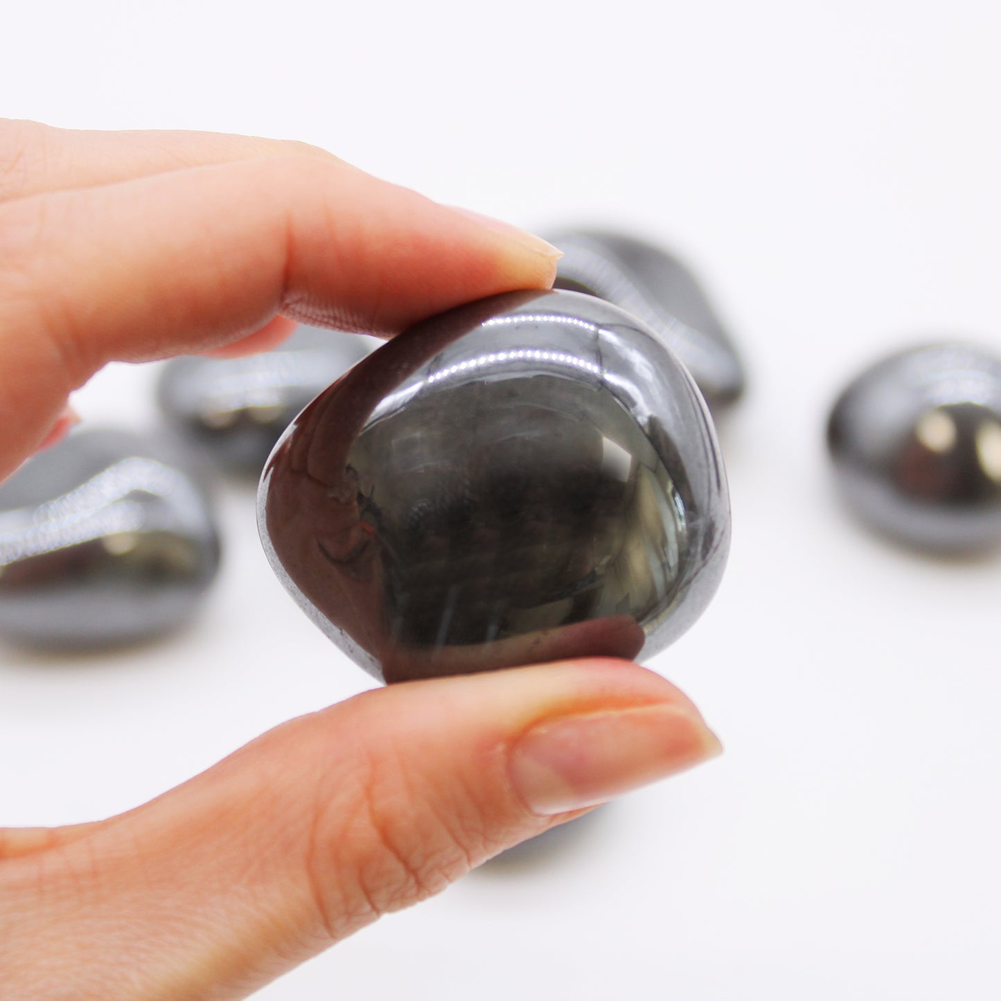 Hematite Tumble Stones – Extra Large | 18-Pack