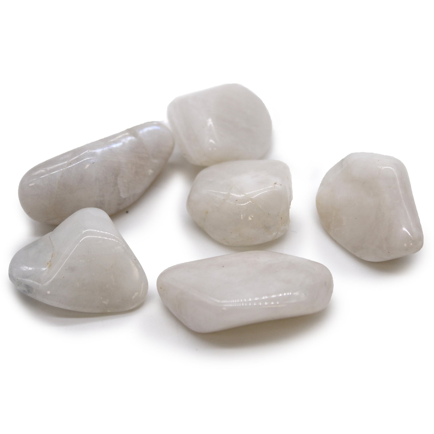 Moonstone Tumble Stones – Extra Large | 18-Pack
