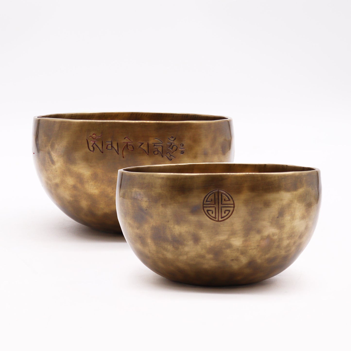 Nepalese Brass Moon Singing Bowl – Large (17cm) | Handcrafted, Deep Resonance & Spiritual Serenity