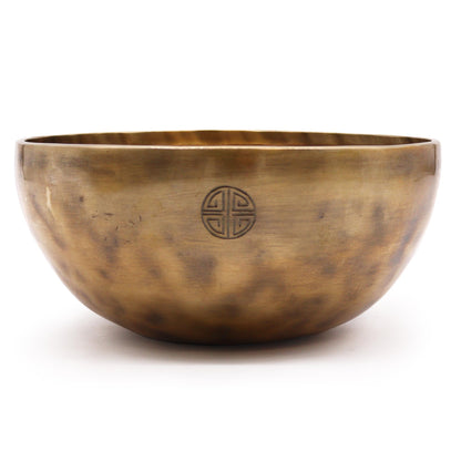 Nepalese Brass Moon Singing Bowl – Extra Large (22cm) | Handcrafted, Deep Resonance & Spiritual Serenity