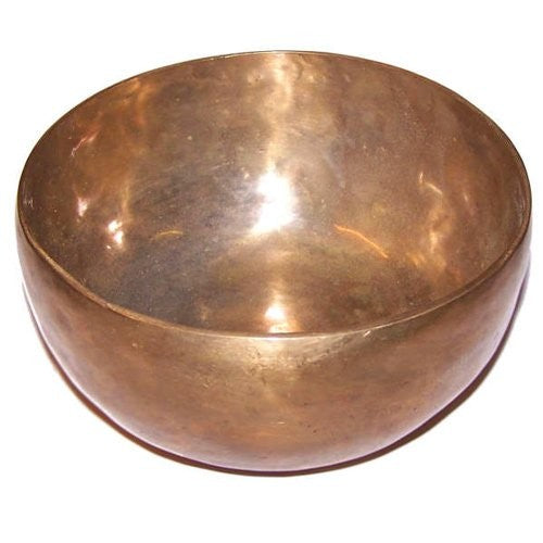 Handmade Brass Singing Bowl – Extra Large (16cm) | Traditional Meditation Bowl