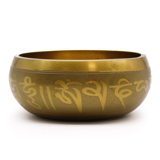 Buddhist Singing Bowl – Ganesh (11cm) | Handcrafted Brass Meditation Bowl