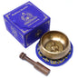 Tibetan Healing Singing Bowl Set – Medicine Buddha (13cm) | Handcrafted Brass & Gift-Boxed