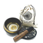 Hand Beaten & Engraved Tibetan Singing Bowl Set – Medallion (14cm) | Rich, Meditative Tones for Spiritual Practice