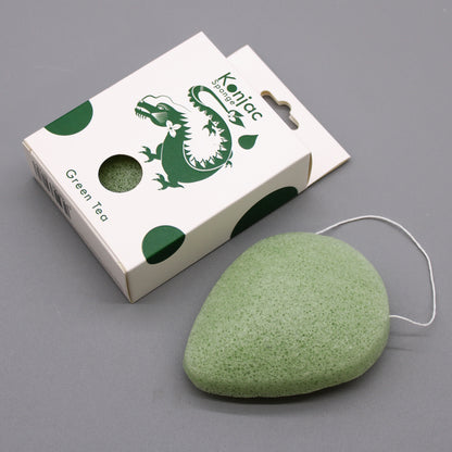 Teardrop Konjac Sponge – Green Tea | Protective