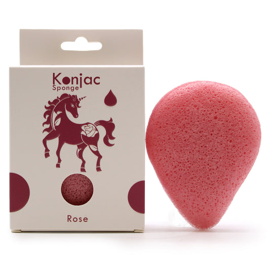 Teardrop Konjac Sponge – Rose | Anti-Aging
