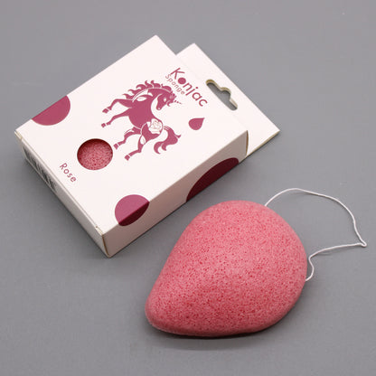 Teardrop Konjac Sponge – Rose | Anti-Aging