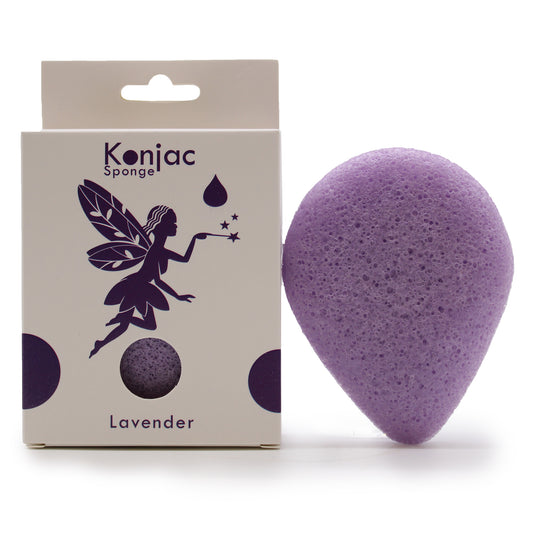 Teardrop Konjac Sponge – Lavender | Calming