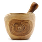 Natural Teak Pestle & Mortar – Large | Handmade in Bali