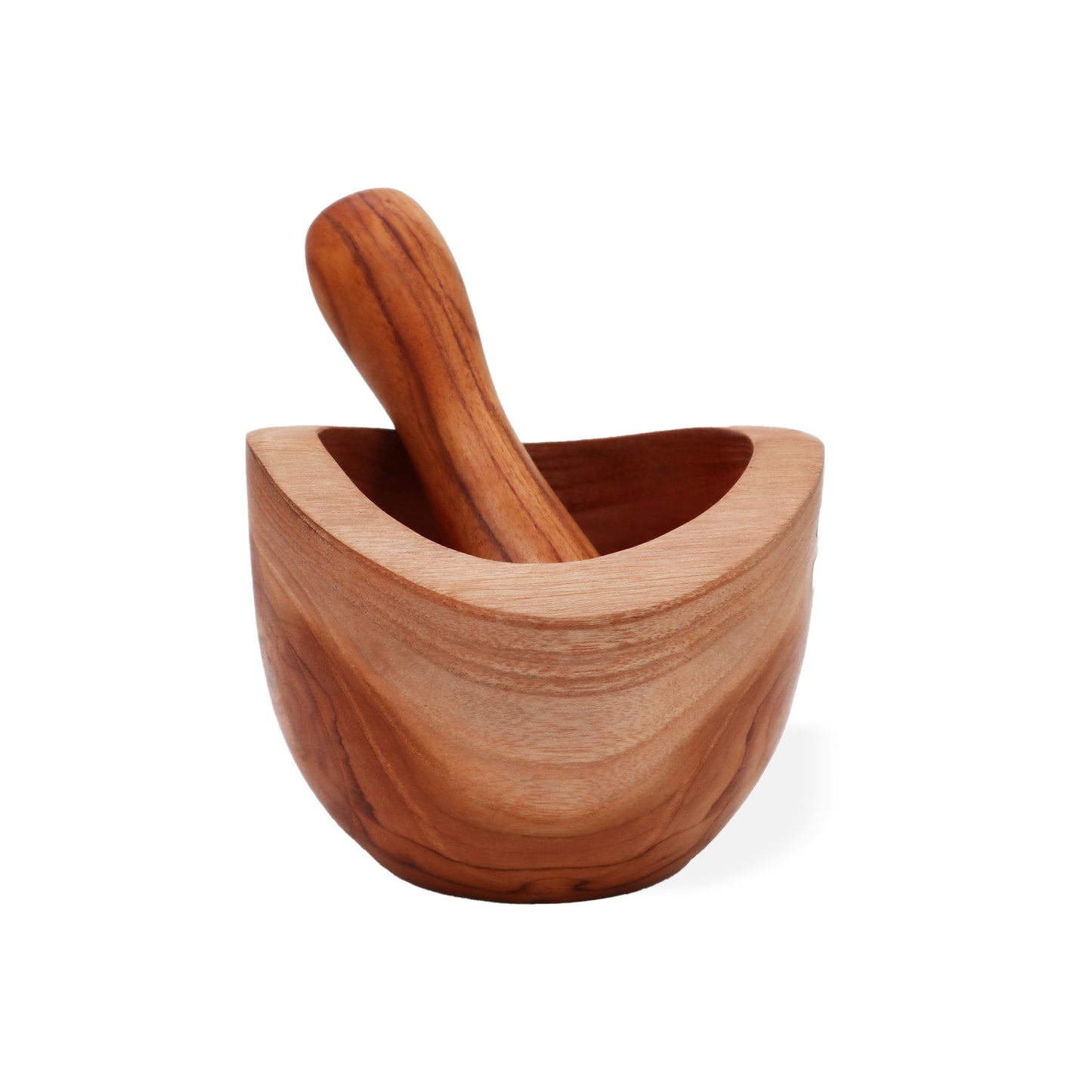 Natural Teak Pestle & Mortar – Medium | Handmade in Bali