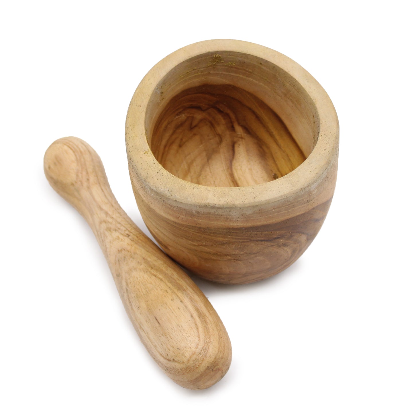 Natural Teak Pestle & Mortar – Small | Handmade in Bali