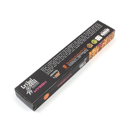 Tribal Soul Incense Sticks – Myrrh | Handcrafted Sacred Aromas for Cleansing, Ritual & Relaxation