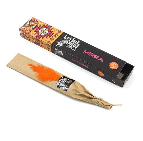 Tribal Soul Incense Sticks – Myrrh | Handcrafted Sacred Aromas for Cleansing, Ritual & Relaxation