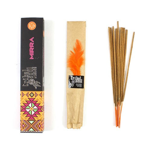 Tribal Soul Incense Sticks – Myrrh | Handcrafted Sacred Aromas for Cleansing, Ritual & Relaxation