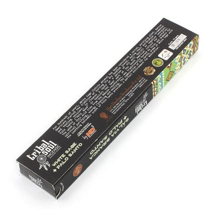 Tribal Soul Incense Sticks – White Sage & Palo Santo | Handcrafted Sacred Aromas for Cleansing, Ritual & Relaxation
