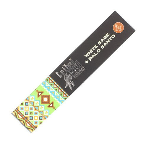 Tribal Soul Incense Sticks – White Sage & Palo Santo | Handcrafted Sacred Aromas for Cleansing, Ritual & Relaxation