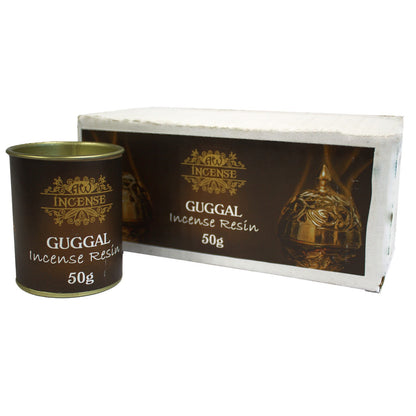 Ancient Wisdom Aromatics Incense Resin – Guggal 50g Tub | Natural Ritual Resin for Charcoal Burning