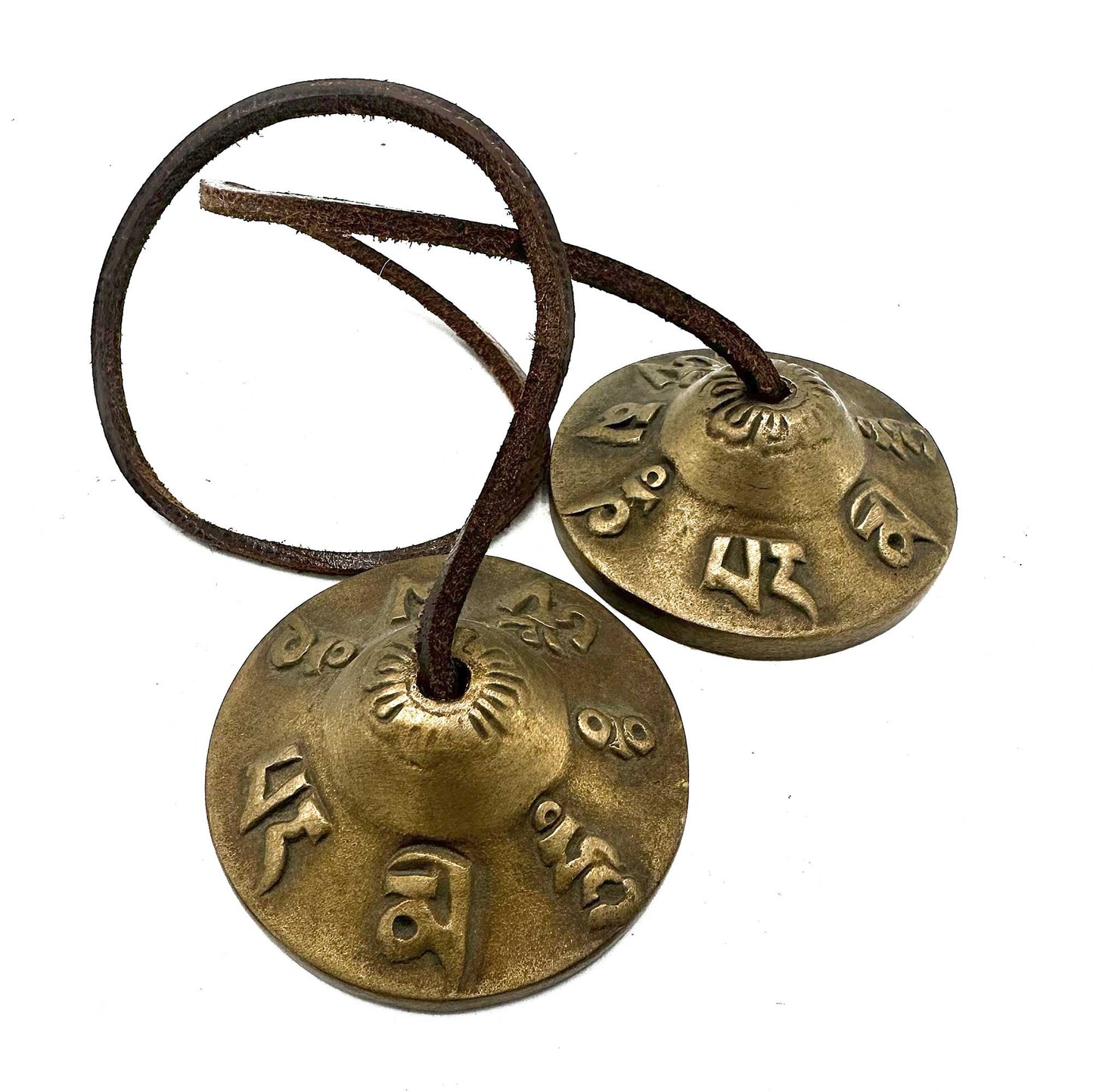 Tibetan Brass Tingsha Cymbals – Lucky Symbols | Melodious, Handcrafted & Spiritually Symbolic