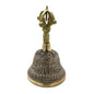 Tibetan Brass Hand Bell – Extra Large | Calming, Resonant & Artisan-Crafted