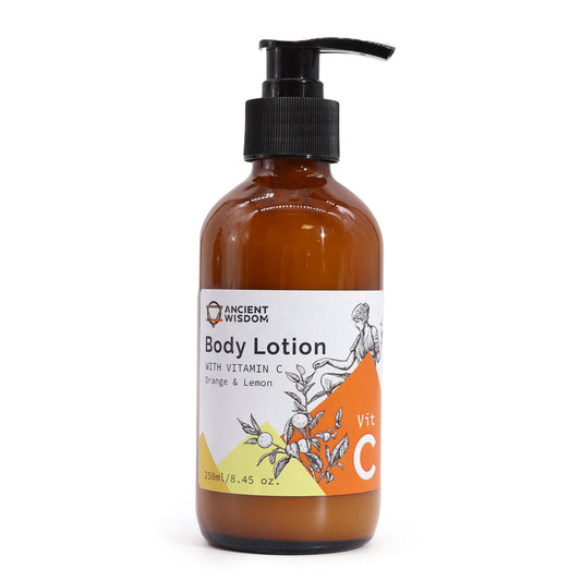 Vitamin C Body Lotion – 250ml | Brightening Orange & Lemon Essential Oils