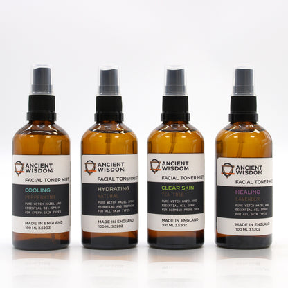 Pure Witch Hazel Facial Toner Mist – 100ml | Hydrating & Soothing Toner for All Skin Types
